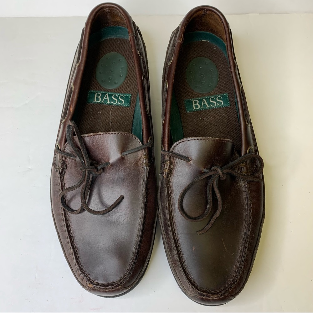 Men’s Bass Caddis Leather Boat Shoes